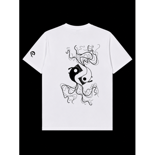 T-shirt « Yang clipper » blanc