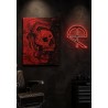 Red screaming skull