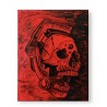 Red screaming skull
