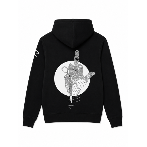 Sweat zippé « Fuckin scissors » à) capuche
