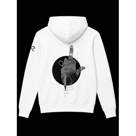 Sweat zippé « Fuckin scissors » à) capuche