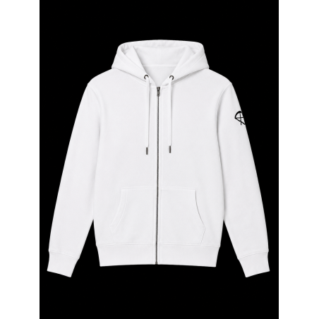 Sweat zippé « Fuckin scissors » à) capuche