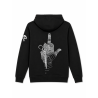 Sweat a capuche non-zippé noir « fuckin’scissors »