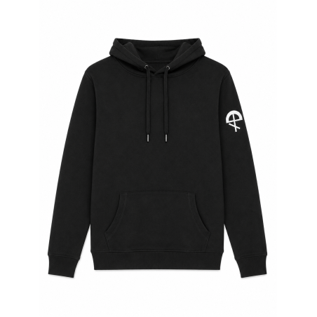 Sweat a capuche non-zippé noir « fuckin’scissors »