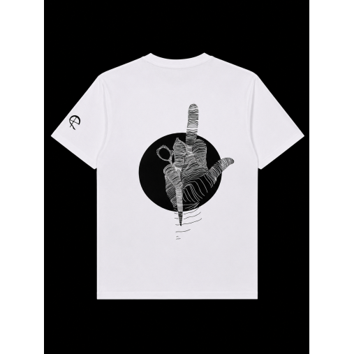 T-shirt blanc « fuckin’scissors »